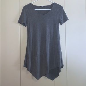 Long Shirt Tunic with High-Low Bottom